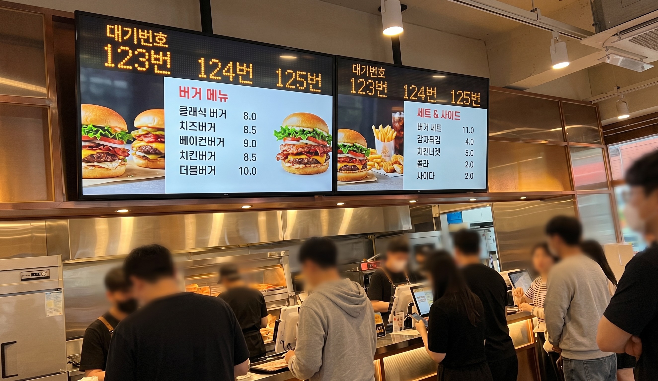 순번 알림까지 되는 전자메뉴판, 하나로 메뉴와 대기번호를 함께 운영하는 방법
